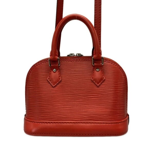 LOUIS VUITTON Nano Alma Coquelicot Epi Shoulder Bag 910-080925 - Picture 2 of 14